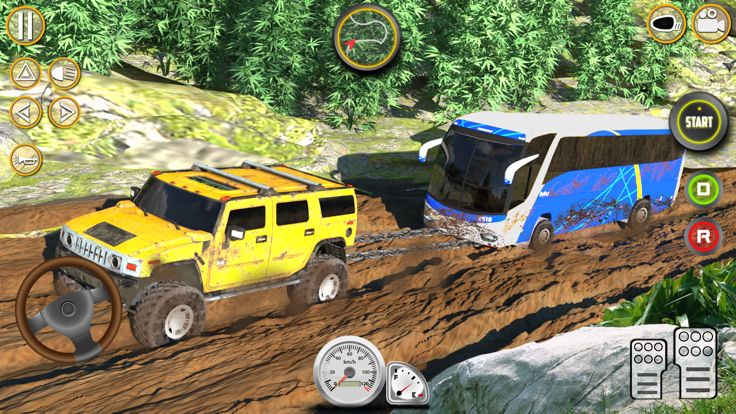 Offroad Mud Bus Simulator Game游戏截图
