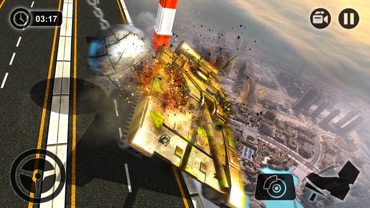 危险的坦克驾驶模拟器轨道游戏截图