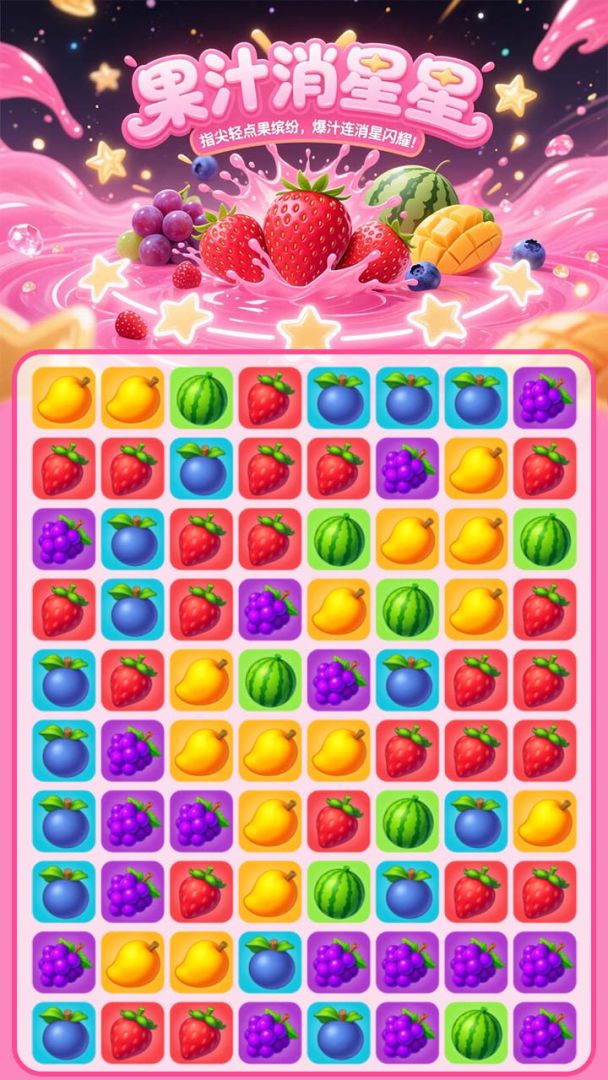 果汁消星星游戏截图