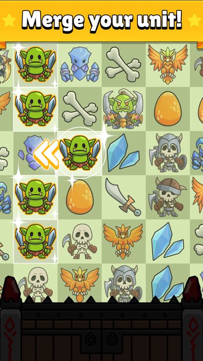 Monster Stars - Merge defense游戏截图
