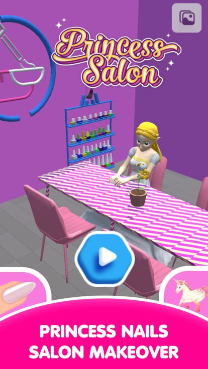 Princess Nails Salon Makeover游戏截图