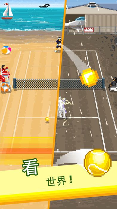One Tap Tennis游戏截图