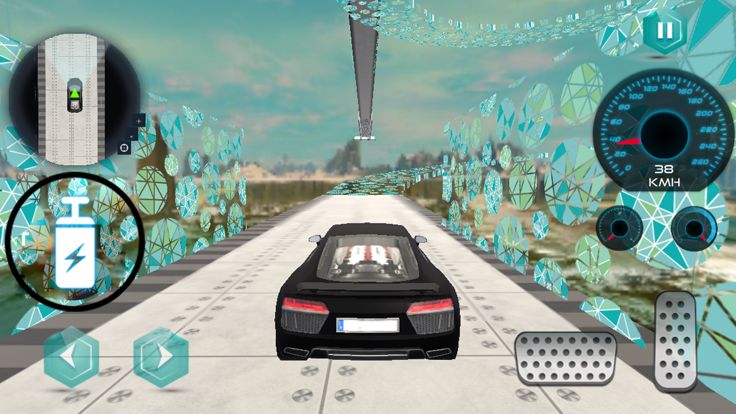 致命 坡道 汽车 特技游戏截图