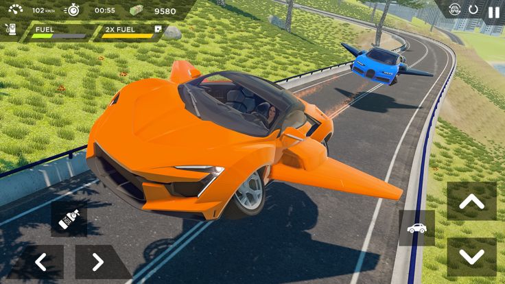 Flying Car Sim: Car Games 2022游戏截图