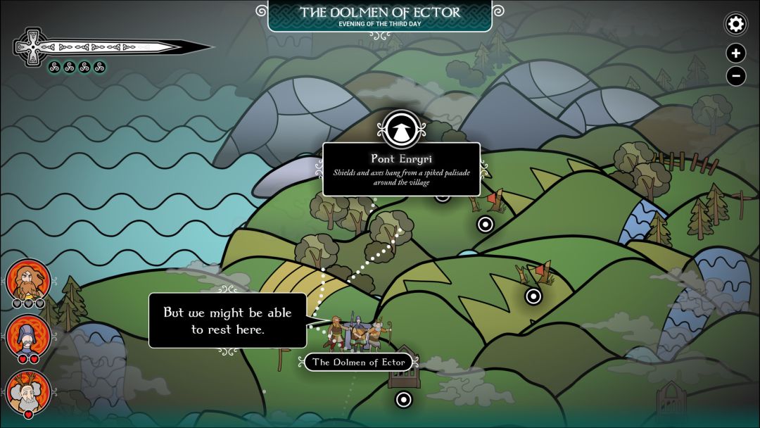 Pendragon: Narrative Tactics游戏截图