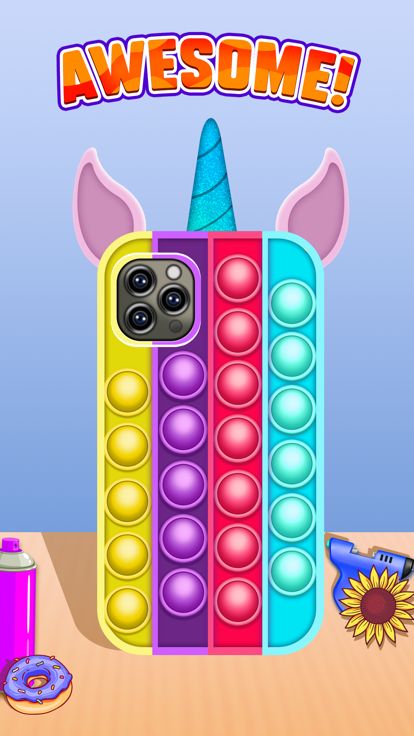 手机壳 DIY 填色游戏 美术游戏 女孩游戏 绘画游戏游戏截图