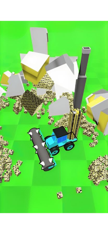 Idle Bulldozer City Demolish游戏截图