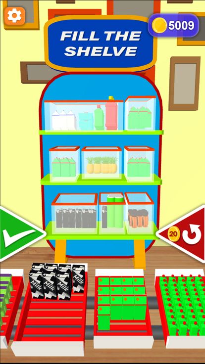 Fridge and shelves organizer游戏截图