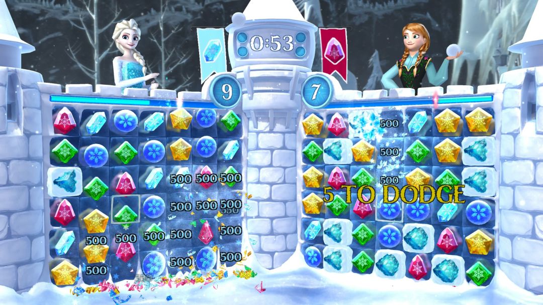 Frozen Free Fall: Snowball Fight游戏截图