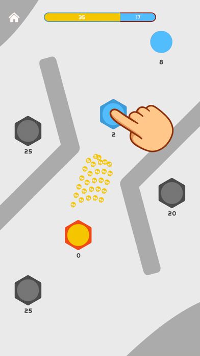 圓點大亂鬥 - 1v1 RTS游戏截图