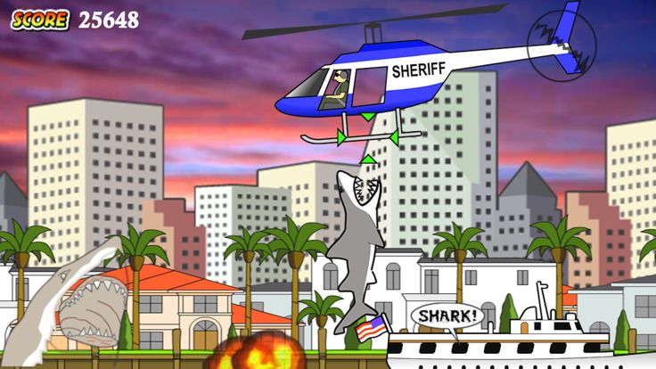 迈阿密鲨鱼-怀旧版游戏截图