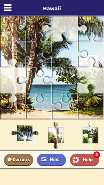 Hawaii Sightseeing Puzzle游戏截图