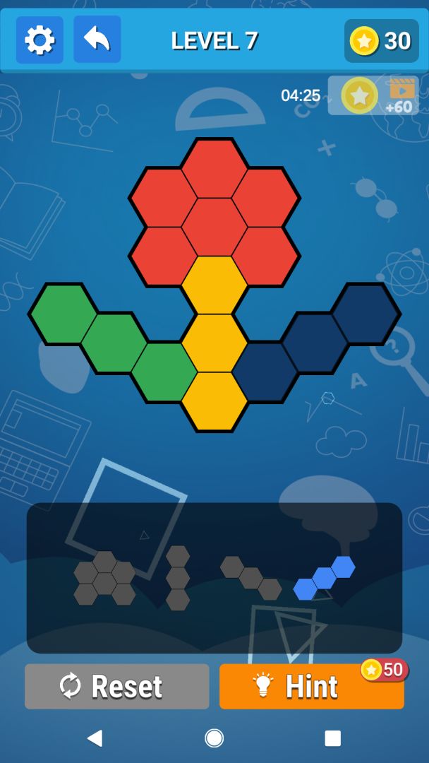 Hexagon Block Puzzle游戏截图
