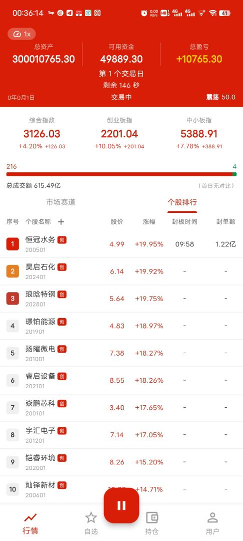 红K股市游戏截图