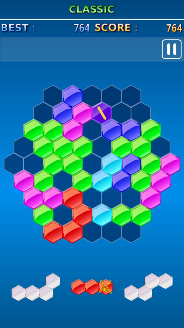 Hexa Gem Crush游戏截图