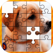 Animal Jigsaw Puzzles : puppy & cat puzzles