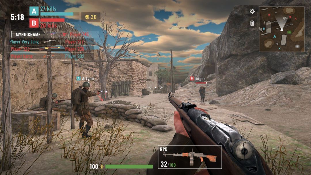Ghosts of War: Battle Royale WW2 Shooting games游戏截图