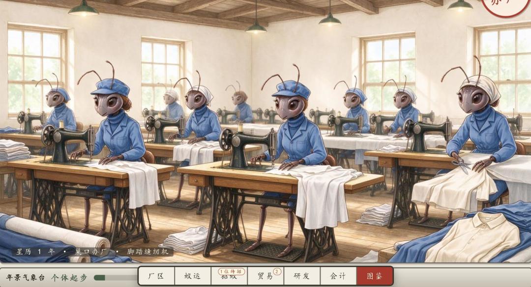 蚁族服装厂游戏截图