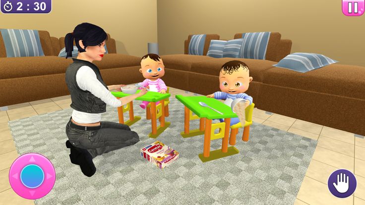 Newborn Twin Baby Mom Games 3D游戏截图