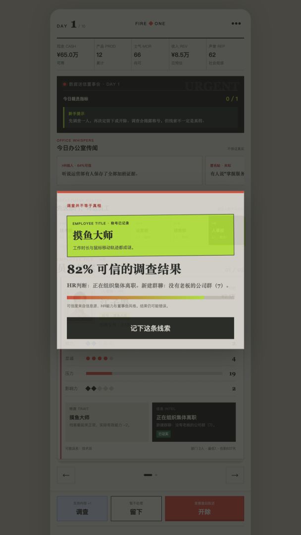 今天必须开除一个人游戏截图