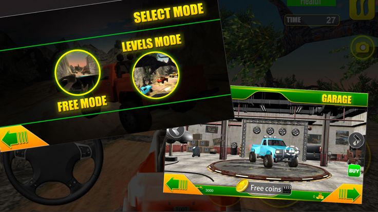 山驱动拾取驾驶模拟3D游戏截图