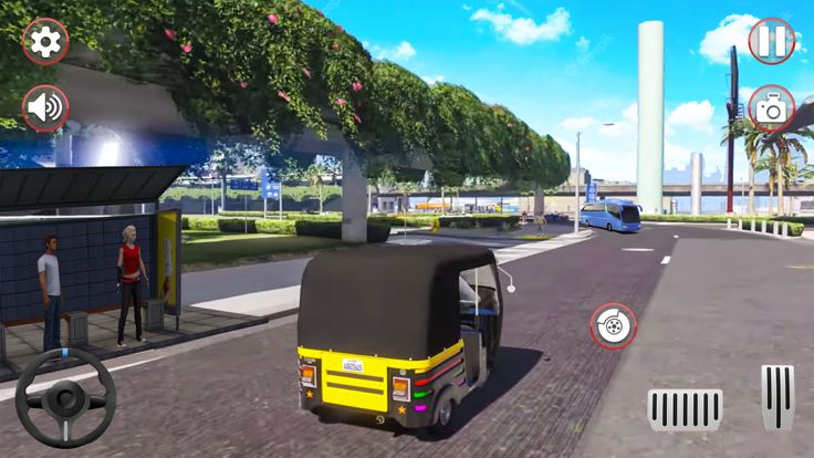 Tuk Tuk Rickshaw Driver Games游戏截图
