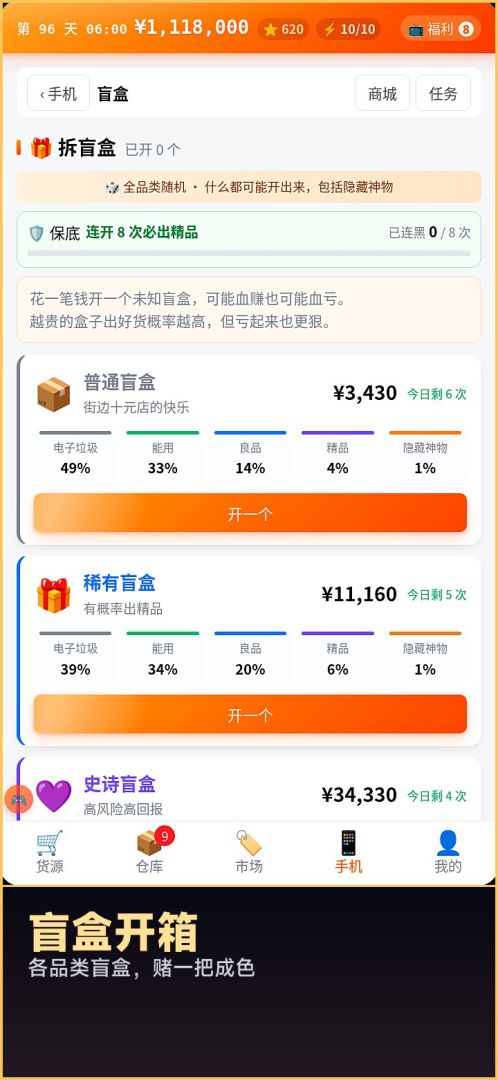 捡漏人生：从两千到十亿游戏截图