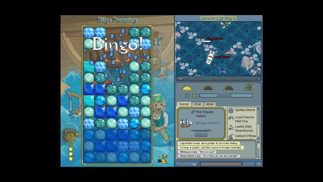 Puzzle Pirates: Dark Seas游戏截图