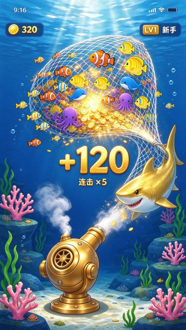 深海捕鱼大师游戏截图
