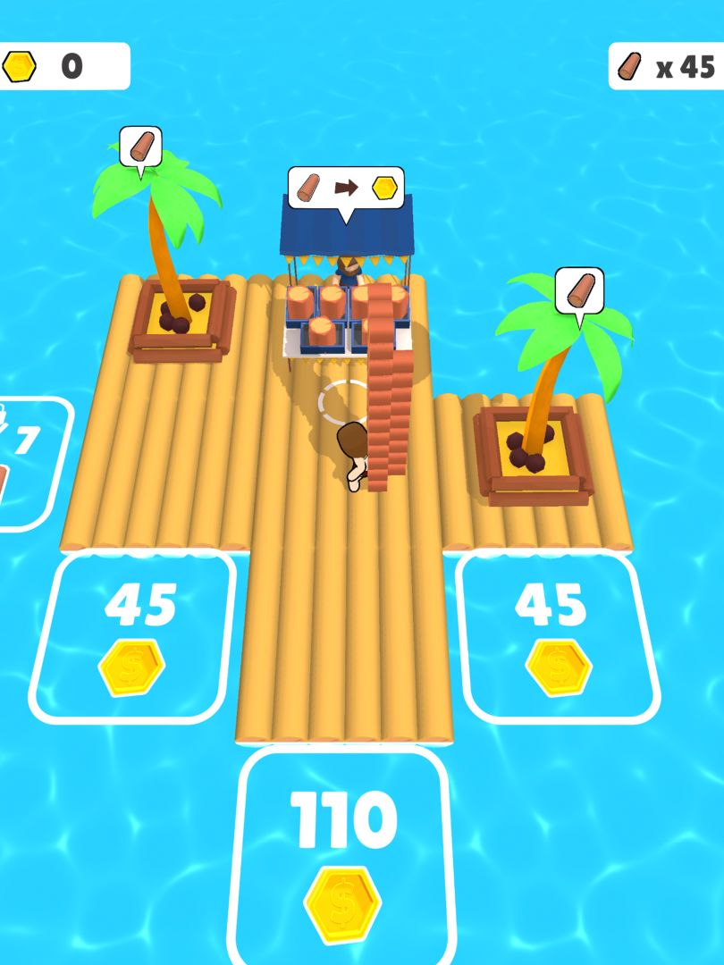 Raft Life - Build, Farm, Stack游戏截图