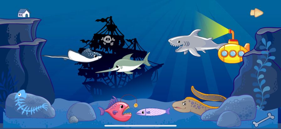 FISH sea animal games for kids游戏截图