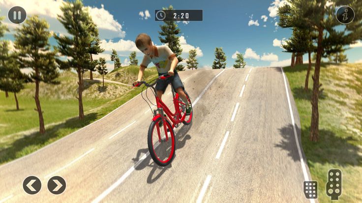 Kids BMX Bicycle Taxi Sim 2018游戏截图