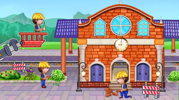 火车游戏 - 建造铁路 - 铁路建设游戏和火车驾驶游戏游戏截图