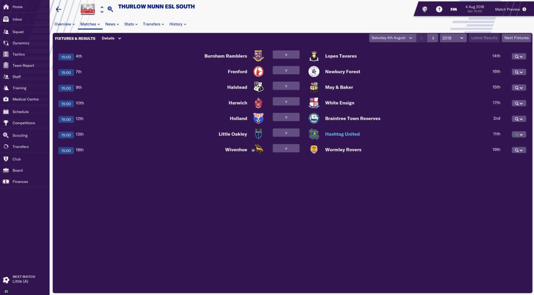 Football Manager 2019: The Hashtag United Challenge游戏截图