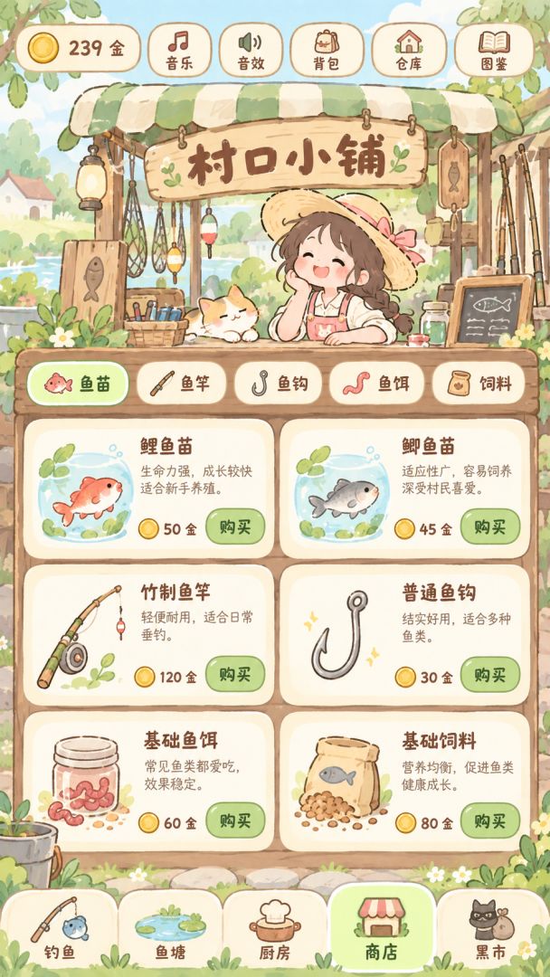 回村后,我承包了鱼塘游戏截图