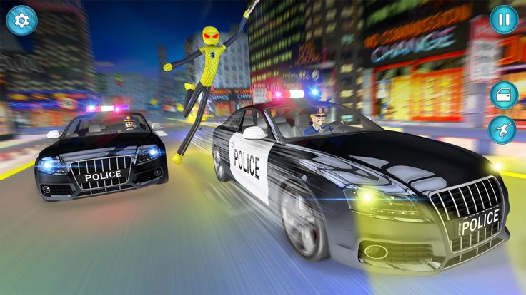 火柴人绳超级蜘蛛3D游戏截图