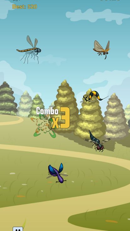 疯狂的虫子：保护花游戏截图