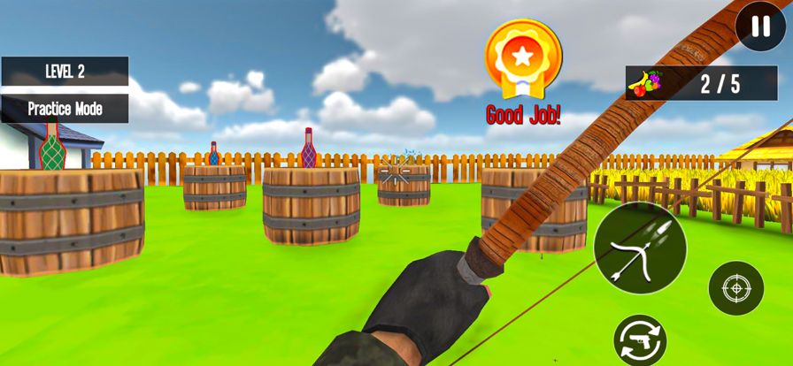 Fruit Shooting Garden Game游戏截图