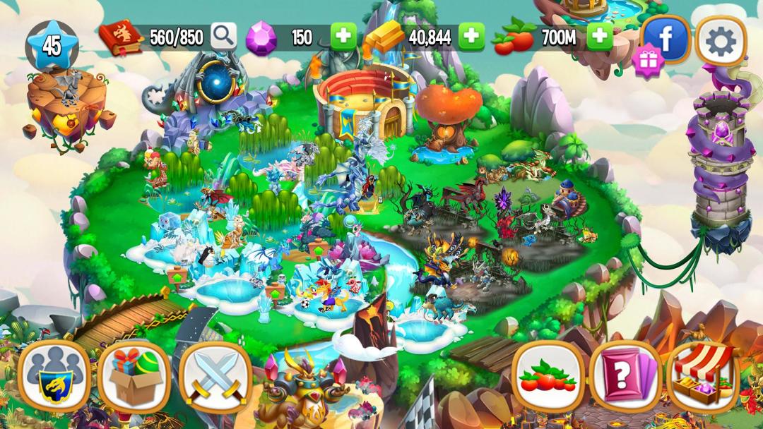 龙城 (Dragon City)游戏截图