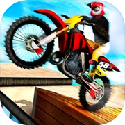 Rooftop Motorbike Rider - Furious Stunts Driving