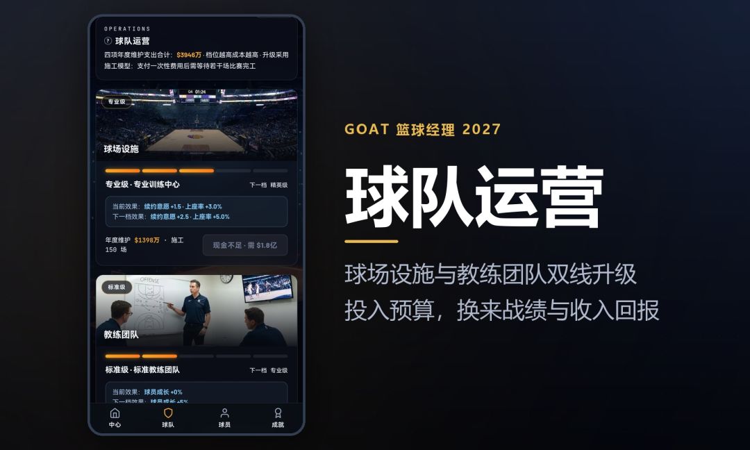 GOAT篮球经理2027游戏截图