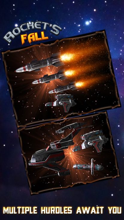 Rocket's Fall : save your spaceship from aliens游戏截图