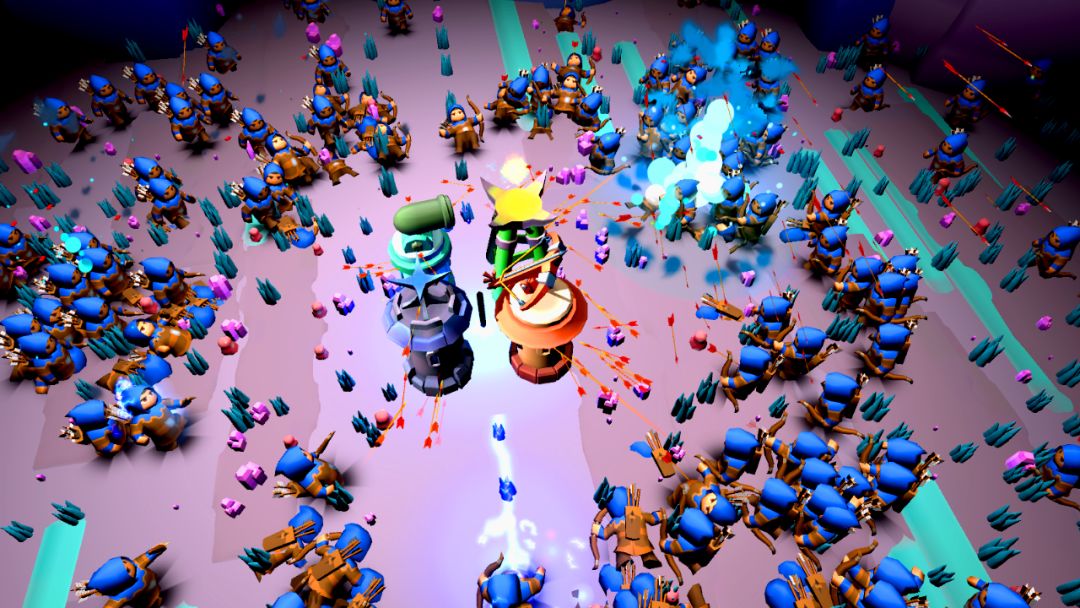 万人割草塔防游戏截图