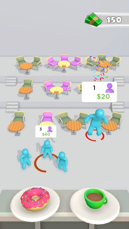 Restaurant Seating Idle 3D游戏截图