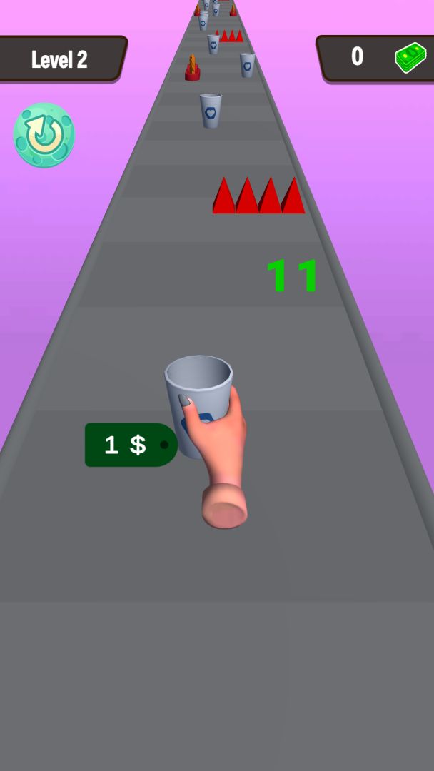 咖啡杯酷跑游戏截图