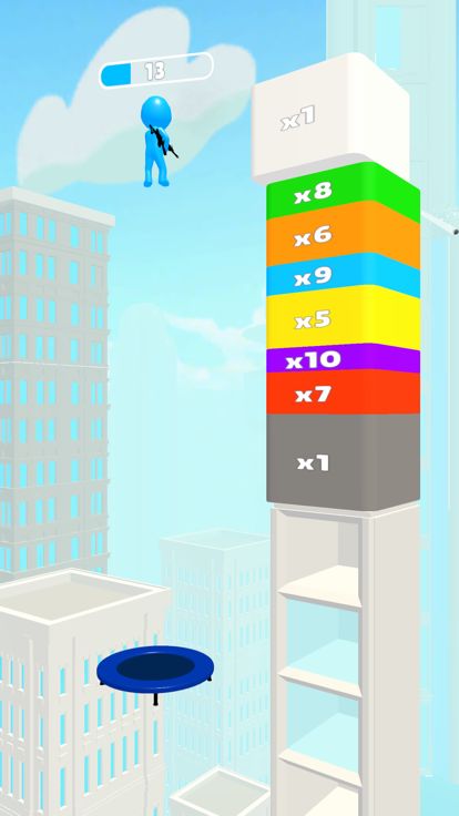 Trampoline Shot游戏截图