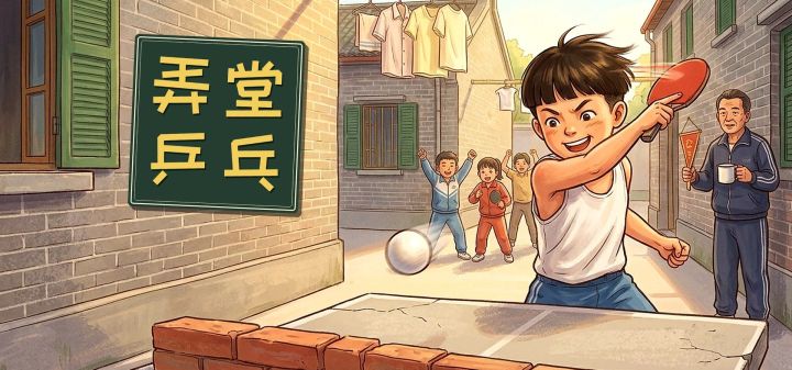 弄堂乒乓 封面