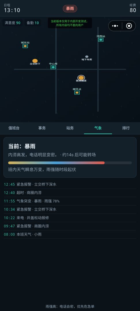 暴雨排水指挥部游戏截图