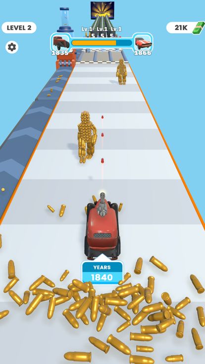 Minigun Run 3D游戏截图