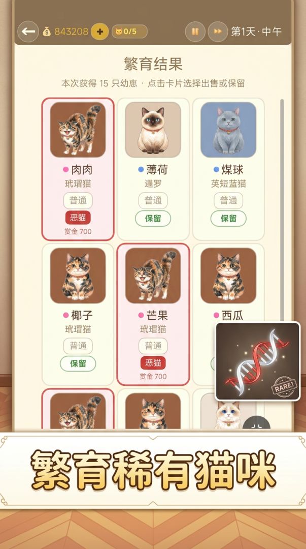 猫咖模拟器游戏截图
